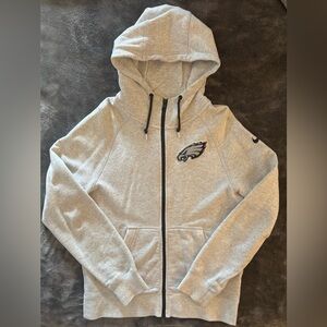 Men’s Nike Team Apparel Philadelphia Eagles Fill Zip Hoodie Size Medium